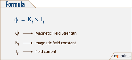 magnetic field strength formula