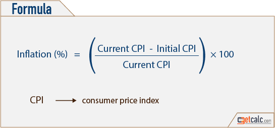 inflation rate formula