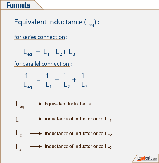 Equivalent Inductance formula