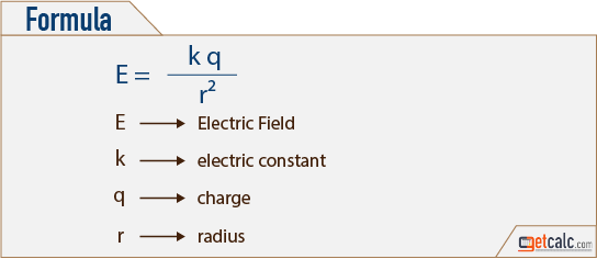 electric field strength formula