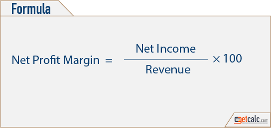 net profit margin formula